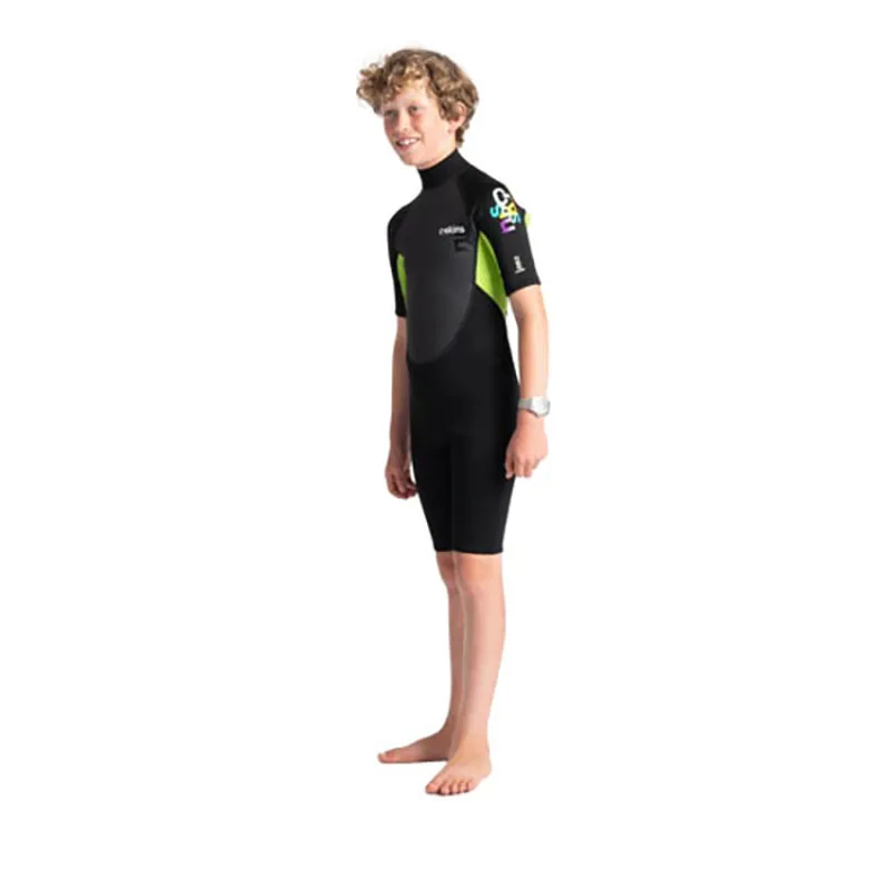C-Skins Element 3:2 Junior Shorti Wetsuit Black/Lime-3